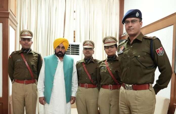 WELCOMED YOUNG OFFICERS PUNJAB