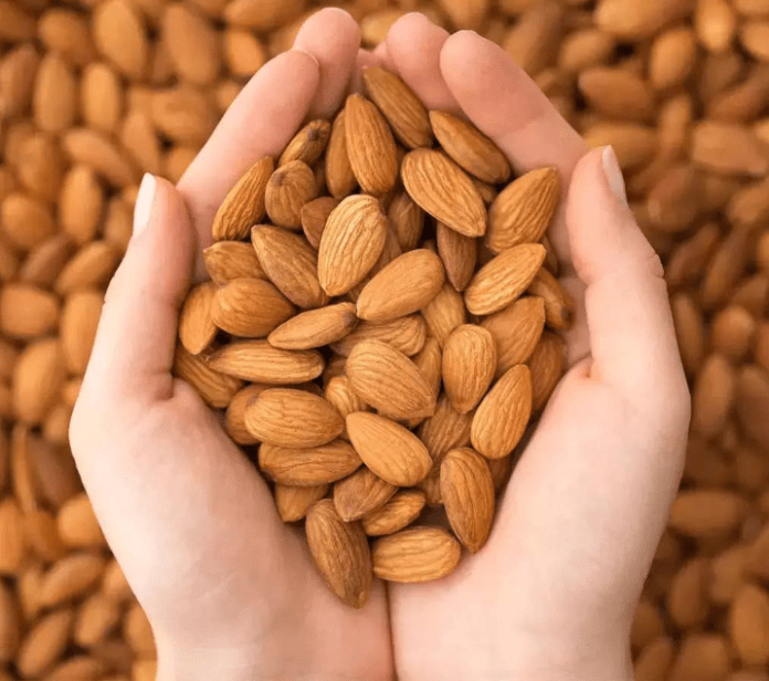 Eating almonds before meals