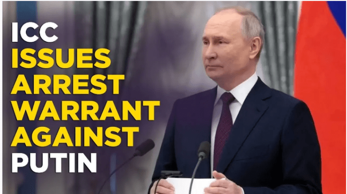 Arrest warrant against vladimir Putin