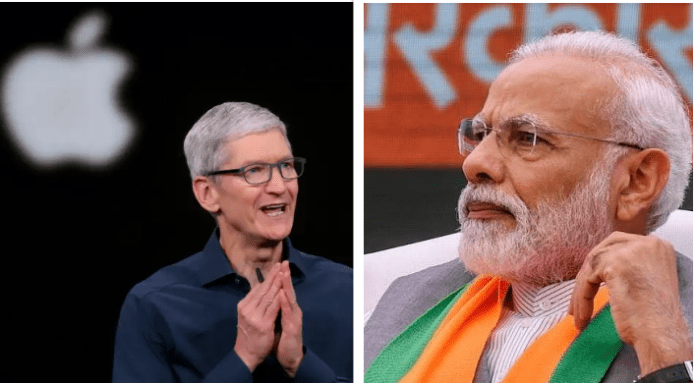 Apple CEO PM MODI