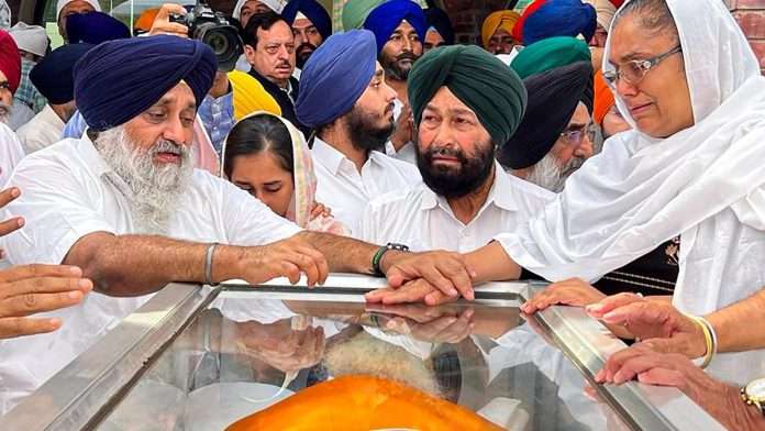 Badal's last prayer today