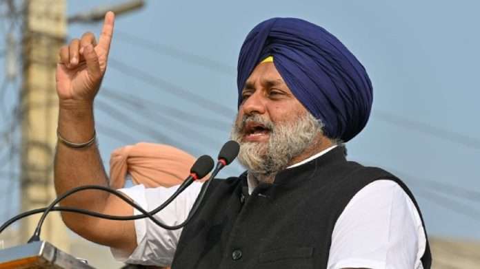 Sukhbir Badal got emotional on the occasion