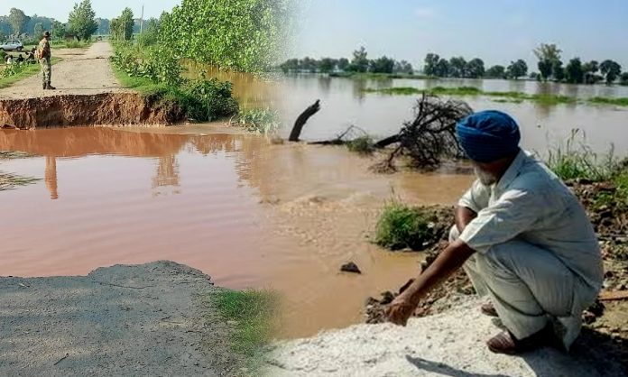 Flood affected