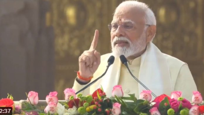 PM Modi spoke after Pran Pratishtha