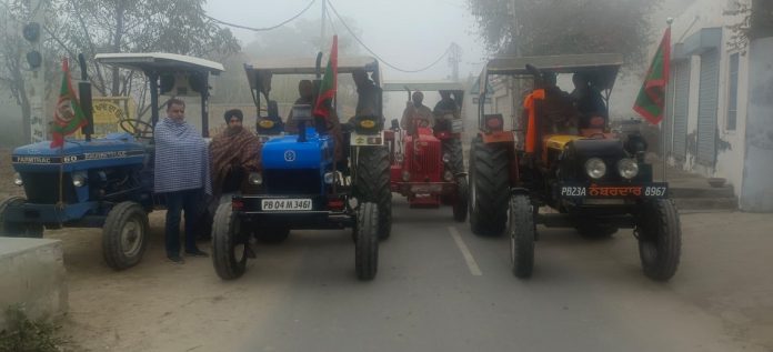 Punjab Kisan Tractor March 