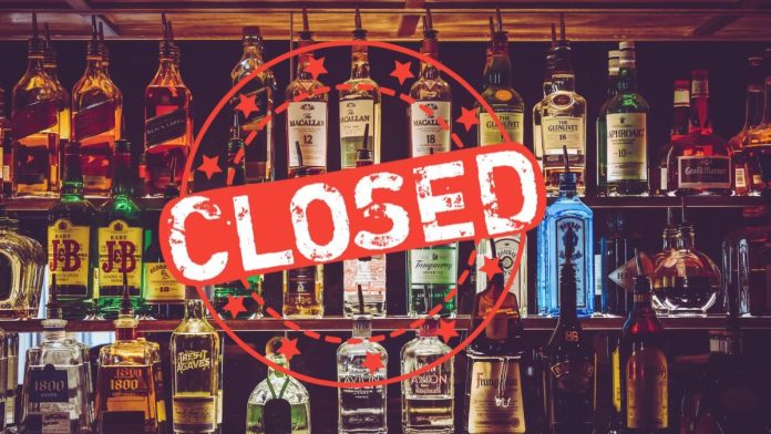 Liquor shops will remain closed