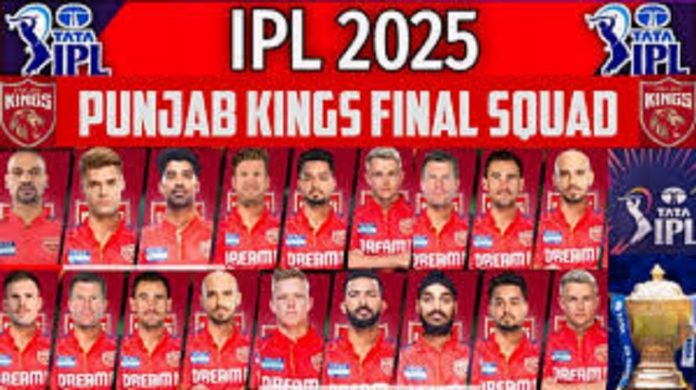 IPL 2025 PBKS Squad