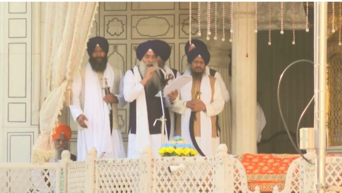 Meeting Shri Akal Takht Sahib 